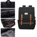 Black Water Resistant School Backpack Daypacks College School Bag Bookbags USB Port Laptop Backpack